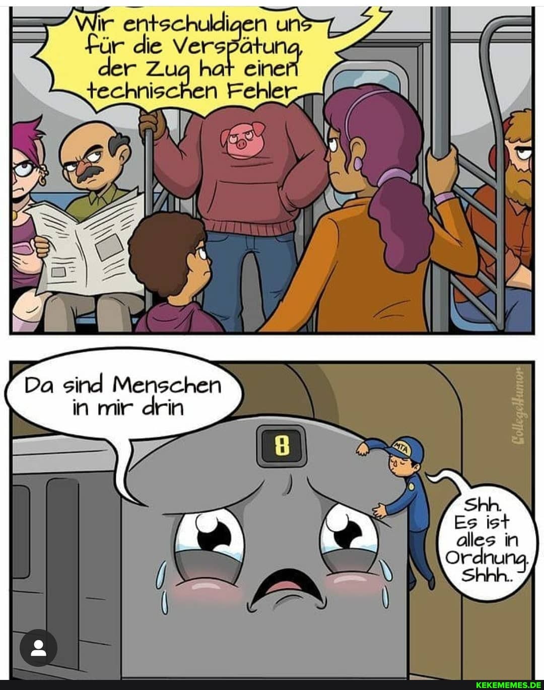 ir entschuldiaen un für die Verspätun
der Zua hat eine:
+echnischen Fehler
Da sind Menschen in mir drin