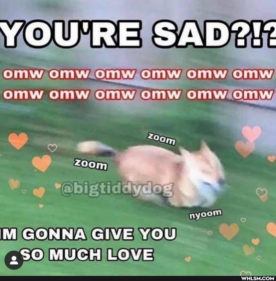 YOU'RE SAD?"
omw omw om
MGONAA GIVE YOU MUCH LOVE