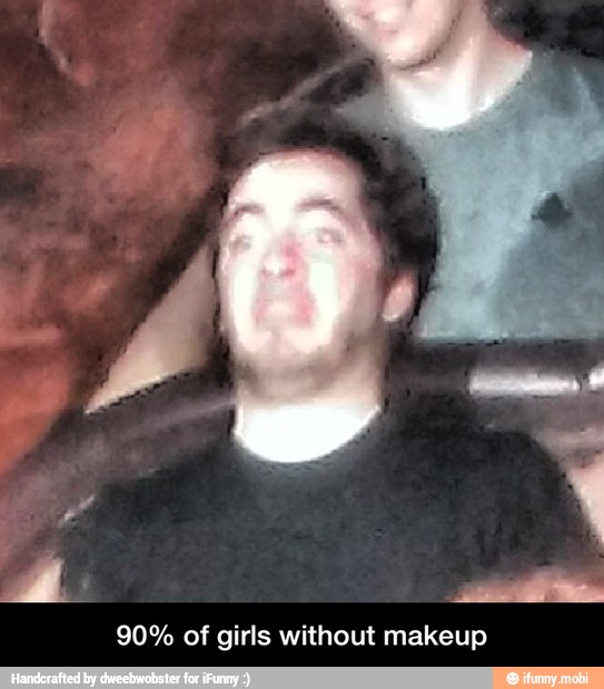 girls makeup - 90% of girls without makeup
