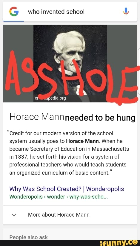 G Who Invented School Horace Mannneeded To Be Hung Credit For Our   F019517ddb753453248cf7c92fb84f4c30e7810043f2bdd630e6c8598292220a 1 