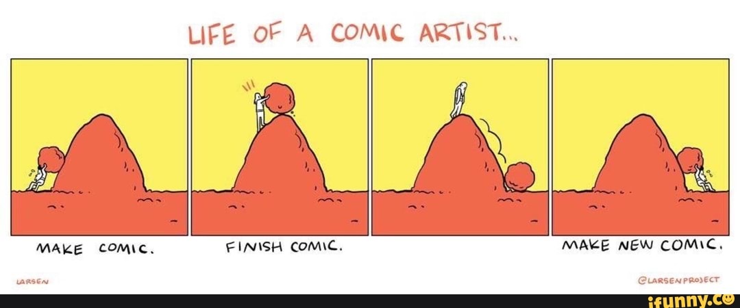 life-of-a-comic-artist-make-comic-finish-comic-make-new-comic