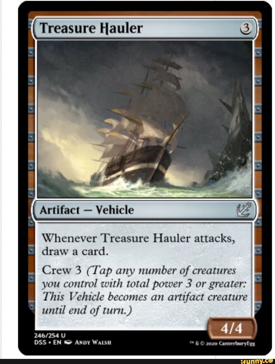 Treasure Hauler I\ Artifact - Vehicle (2 Whenever Treasure Hauler 