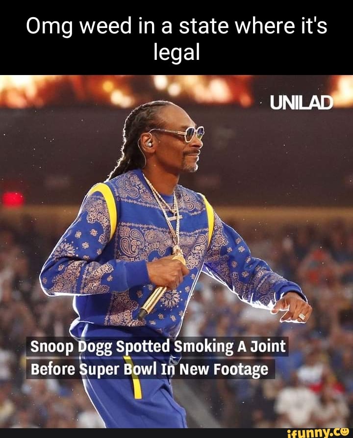 Super Bowl halftime show: Snoop Dogg smokes a weed joint after all