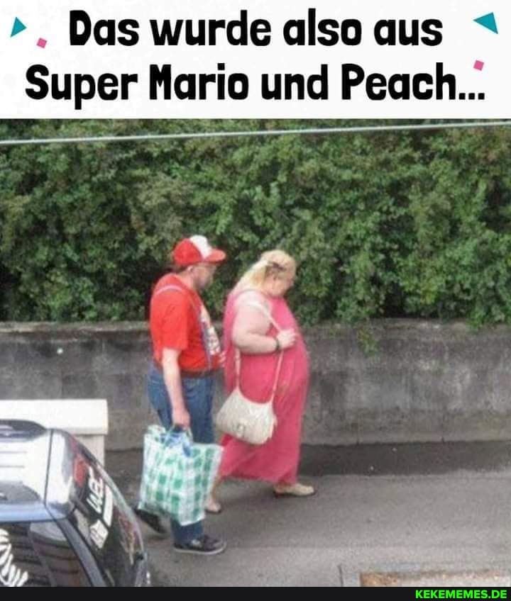 Das wurde also aus
Super Mario und Peach...