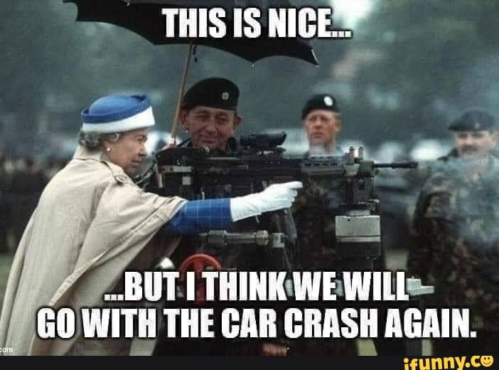 THIS IS HICE."
BUT THINK ME WHEL GO WITH THE CAR CRASH AGAIN.