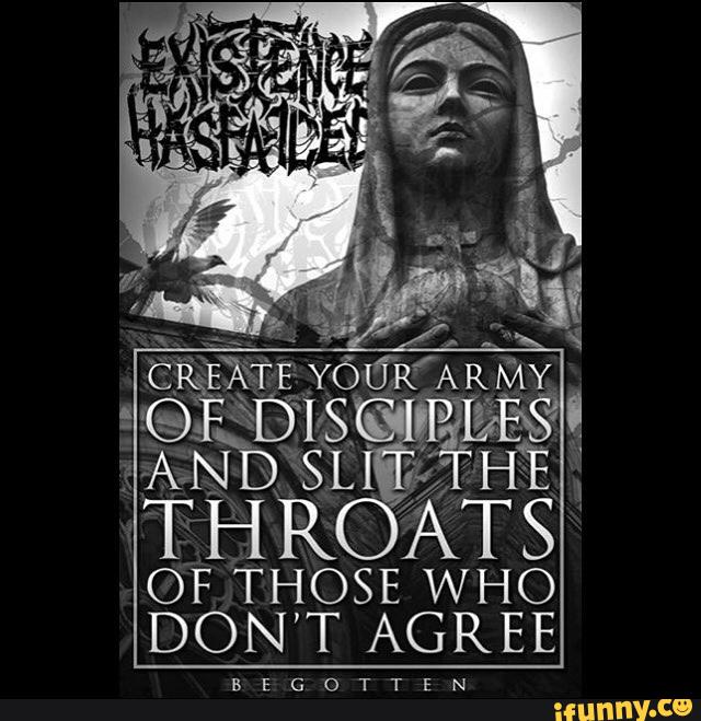 ehf, existencehasfailed, metal, deathcore, lyrics