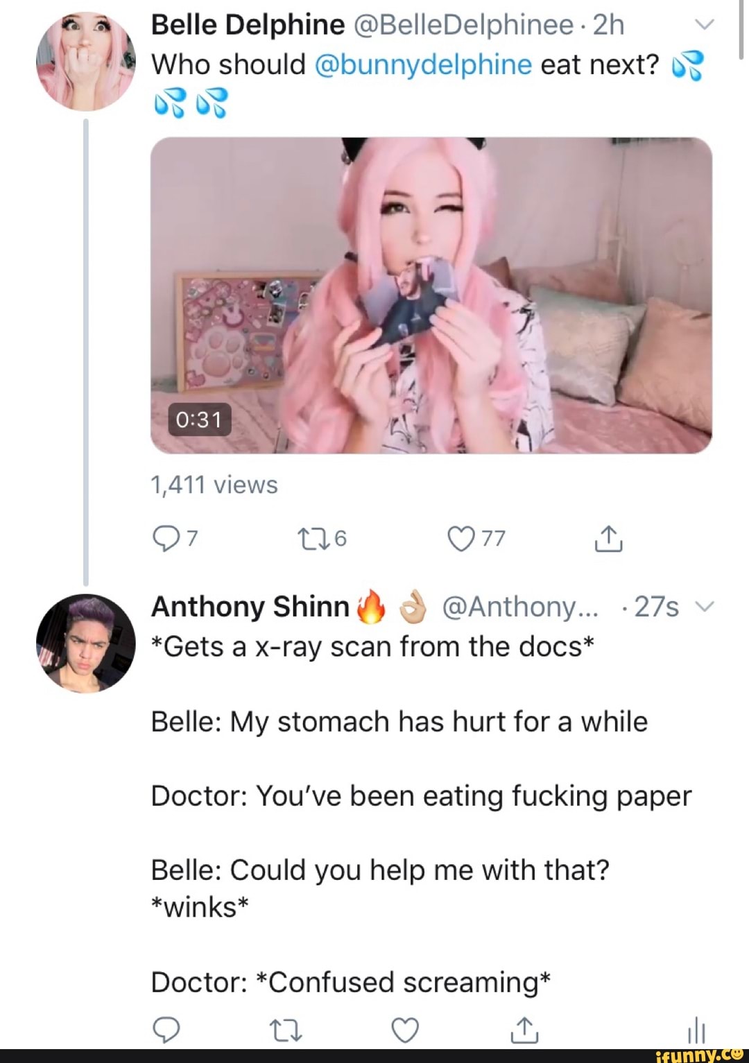 Belledelphine blow job