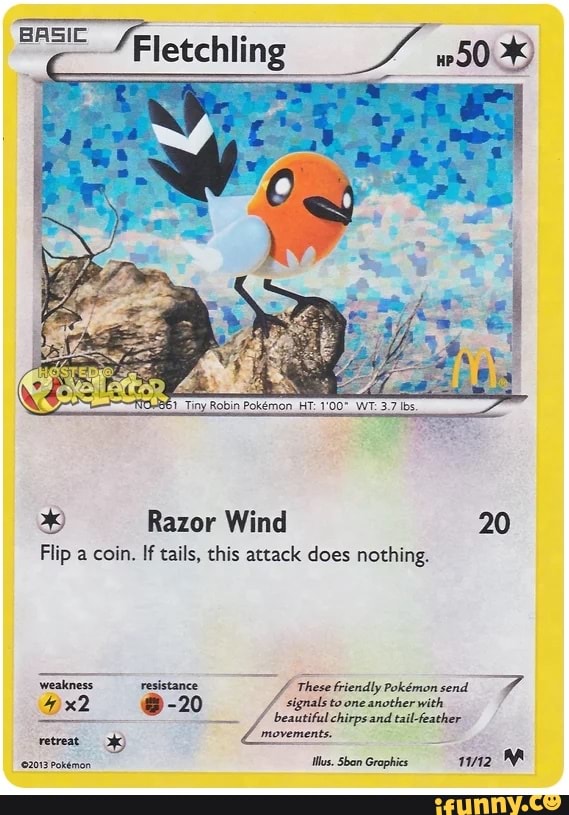 Pokemon Absol Razor Wind Card Razor Wind Flip a coin. If tails, this attack does nothing. resistance ...