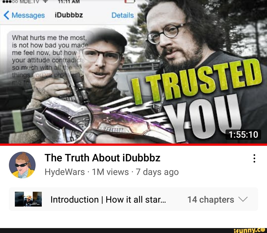 Ooo F. VW AM Q Messages iDubbbz Details What hurts me the most, not how bad, image size:1080x943