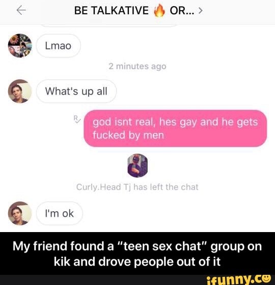 Sex chat kik