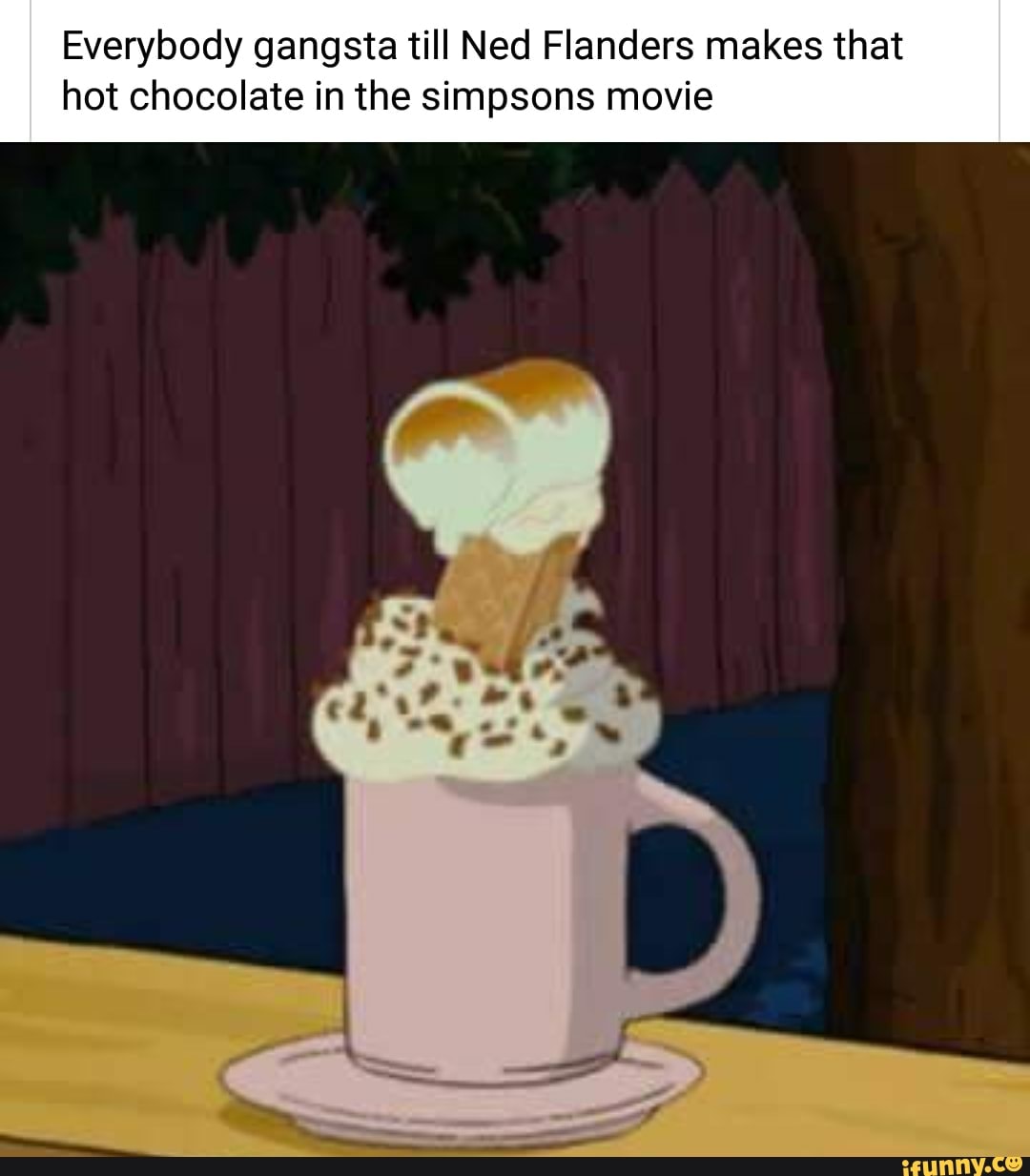 The simpsons hot cocoa