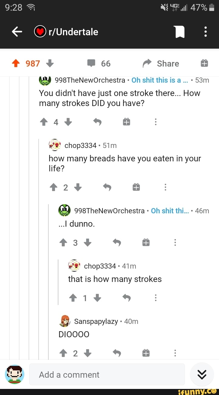 937 66 Share You didn't have just one stroke there... How many strokes ...