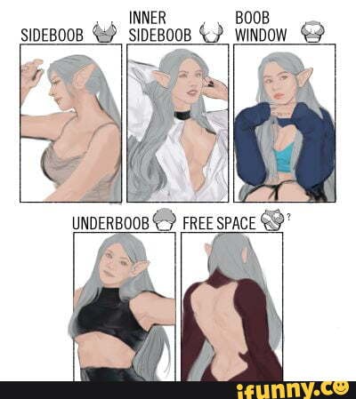 INNER BOOB SIDEBOOB SIDEBOOB WINDOW FREE SPACE - iFunny