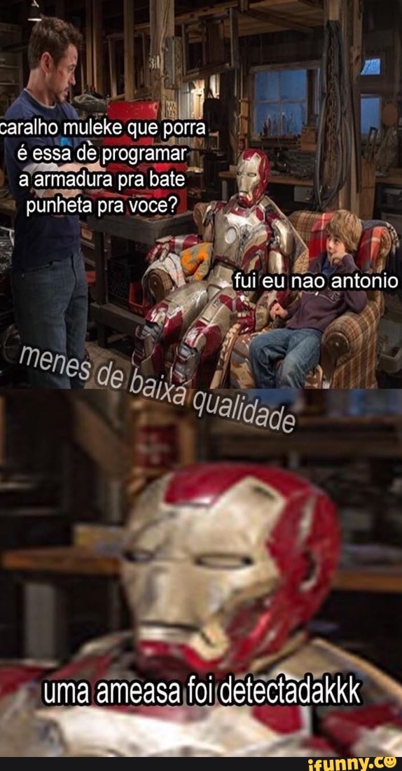 É
I
caralho muleke que porra é essa de programar
a armadura pra
bate"
É
or amy punheta pra voce? Yi ao