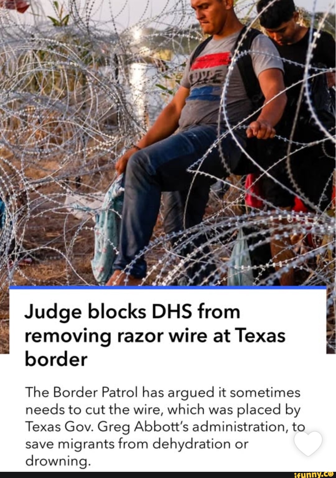 Judge Blocks DHS From Removing Razor Wire At Texas Border The Border ...