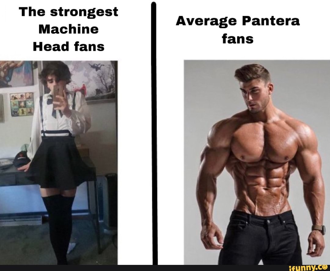 The strongest Machine Head fans Average Pantera fans iFunny