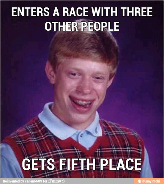 ENTERS A RACE WITH THREE
OTHERÍPEOPLE