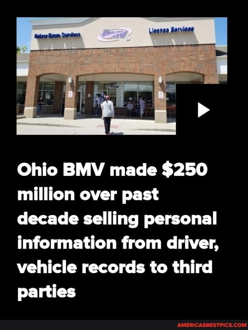ohio bmv driving record for myself free