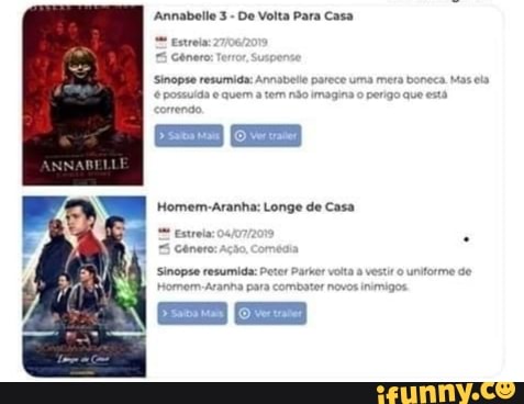 Annabelle 3
De Volta Para Casa