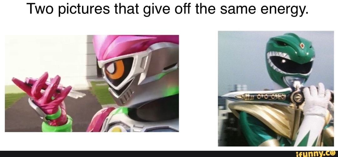Two pictures that give off the same energy.