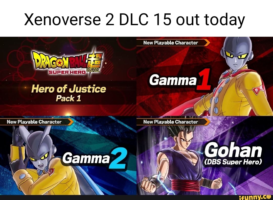 Xenoverse 2 DLC 15 out today __New Playable Character I Wisi Hero of