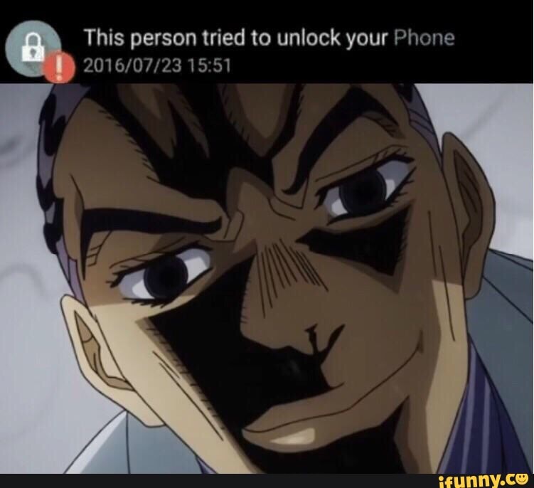 This person tried to unlock your Phone iFunny