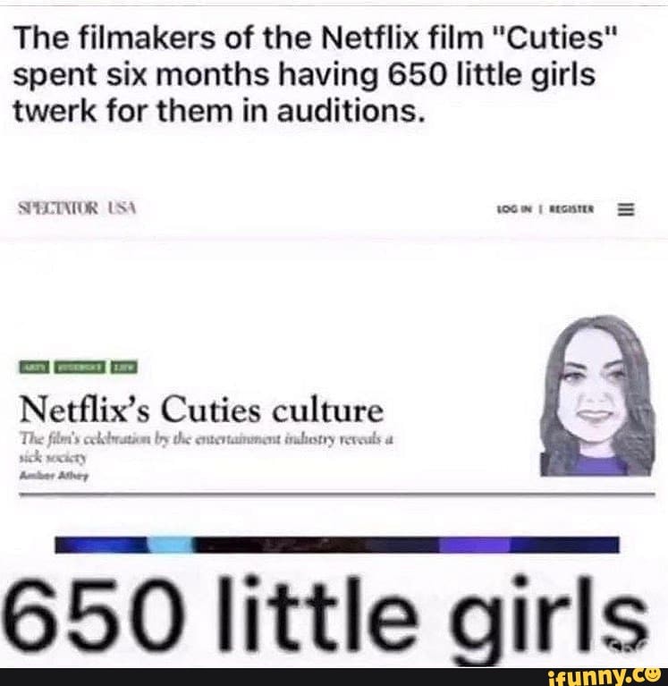 The filmakers of the Netflix film "Cuties" spent six months having 650