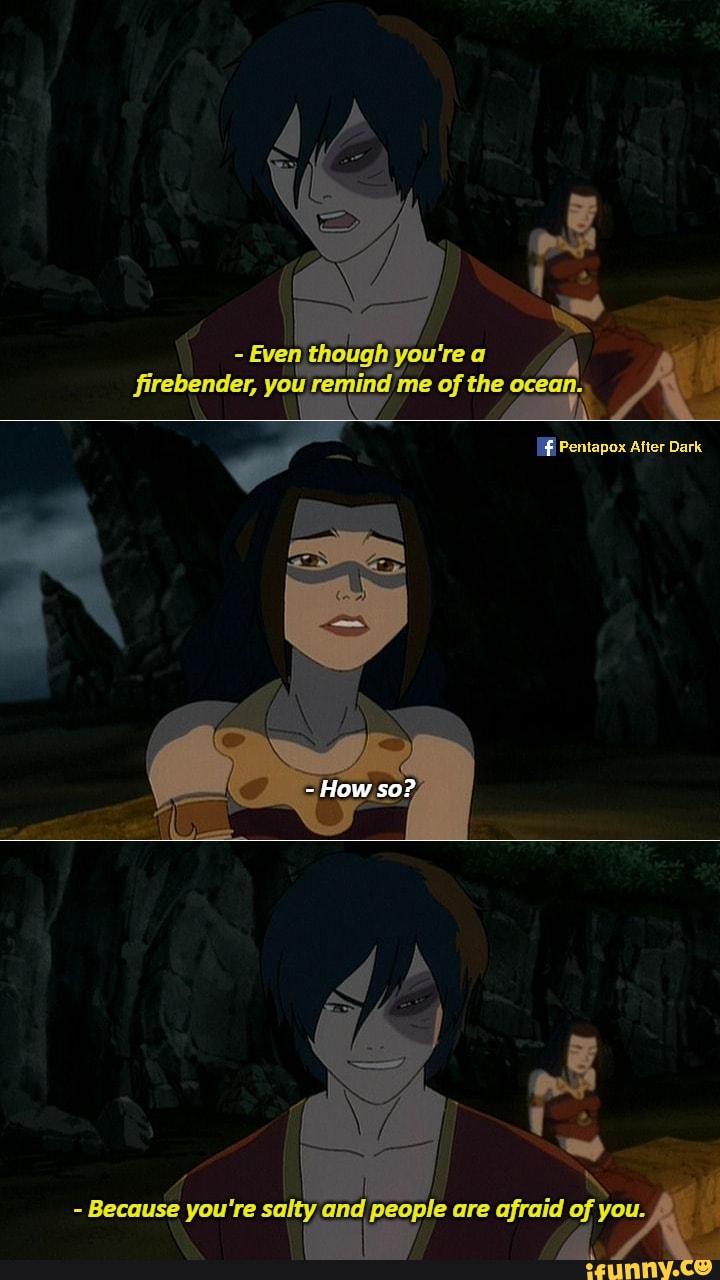 Avatar Memes - Even you @ Pentapox After Dark firebender, you renind ...