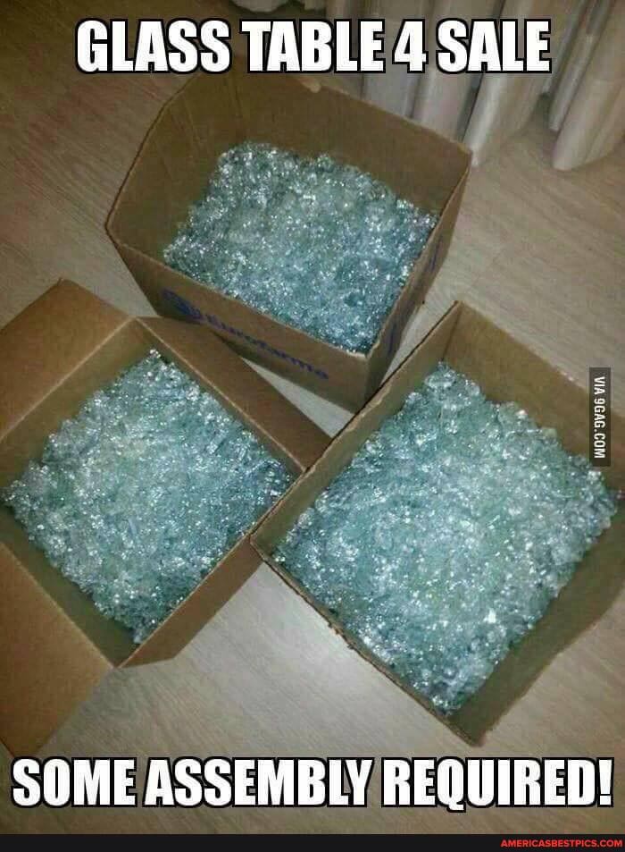 GLASS TABLE 4 SALE
SOME ASSEMBLY REQUIRED!