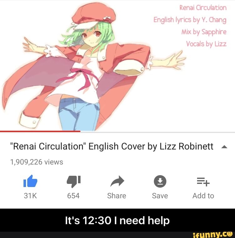 Renai Circulation Lyrics English Lizz 2025