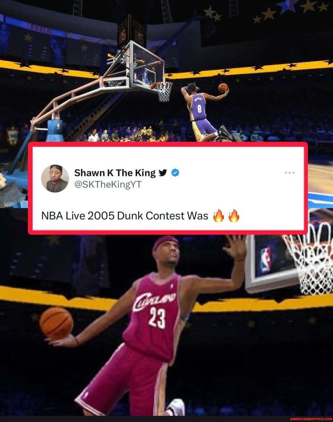 Who remembers this?? 🔥🔥 - Shawn K The King NBA Live 2005 Dunk Contest Was  - America's best pics and videos