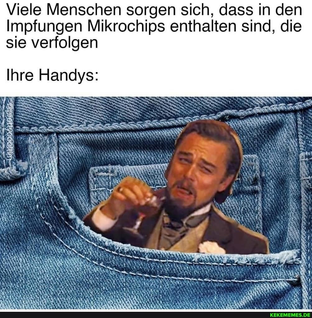 Viele Menschen sorgen sich, dass in den
Impfungen Mikrochips enthalten sind, die sie verfolgen
Ihre Handys:
