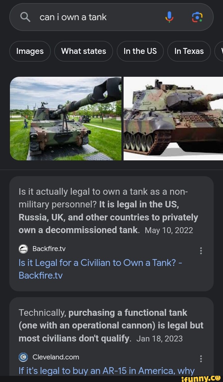 Q. caniowna tank Images What states In the US In Texas \ Is it actually