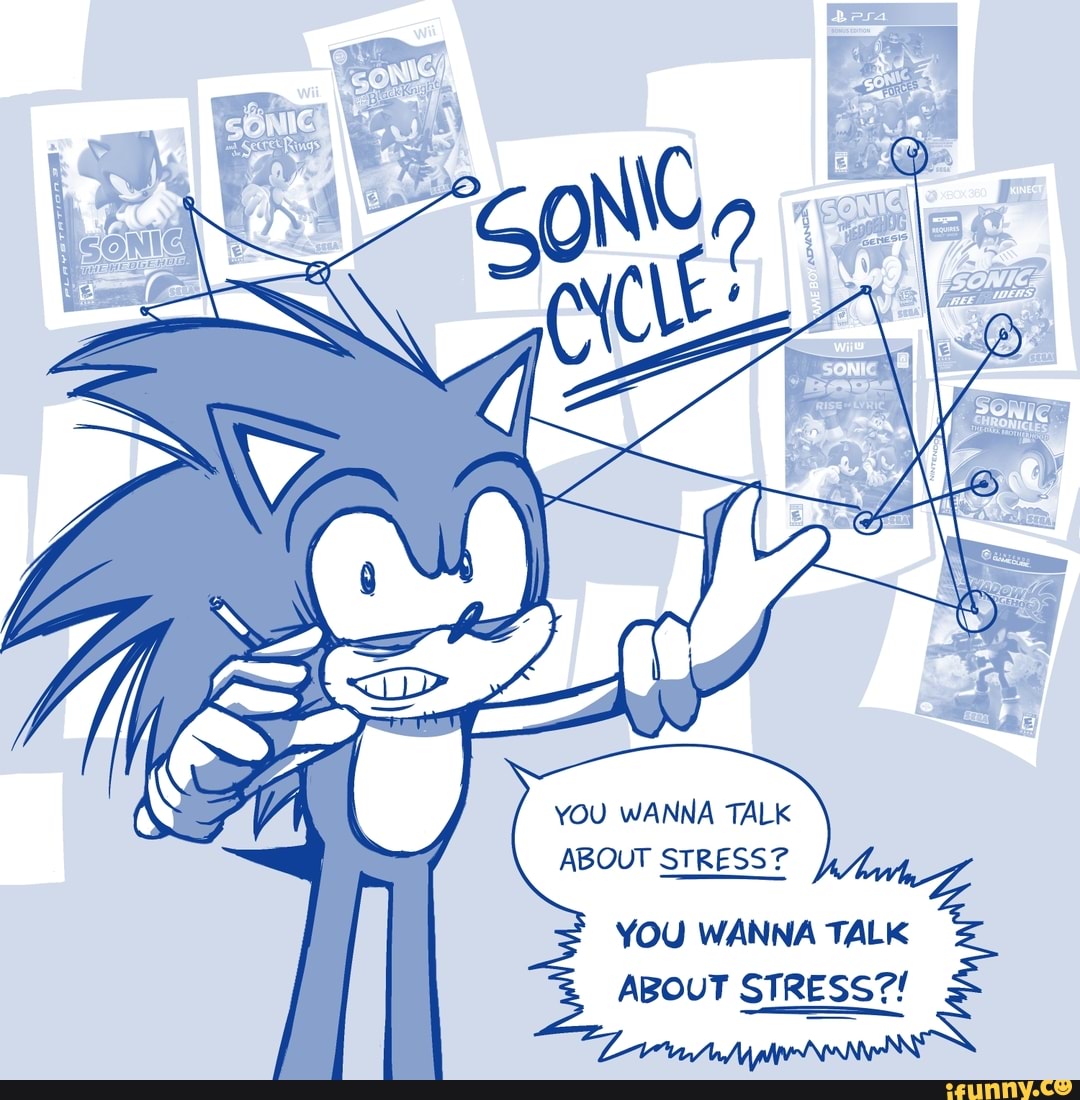 Wanna talk me. Rikdraw Sonic. You wanna talk about stress откуда Мем?.