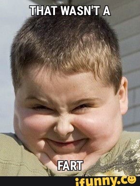 THAT WASN'T A
FART