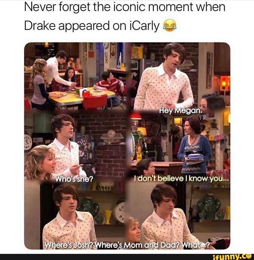 Never forget the iconic moment when
Drake appeared on ¡Carly
