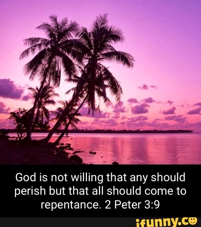 god is not willing that any should perish