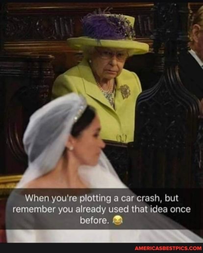 When you're plotting a car crash, but remember you already used that idea once before. @