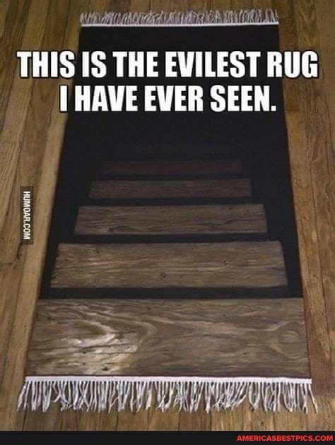 THIS IS THE EVILEST RUG HAVE EVER SEEN.