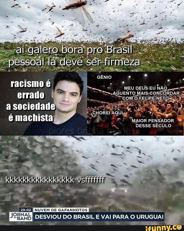 DESVIOU DO BRASIL E VAI PARA O URUGUAI