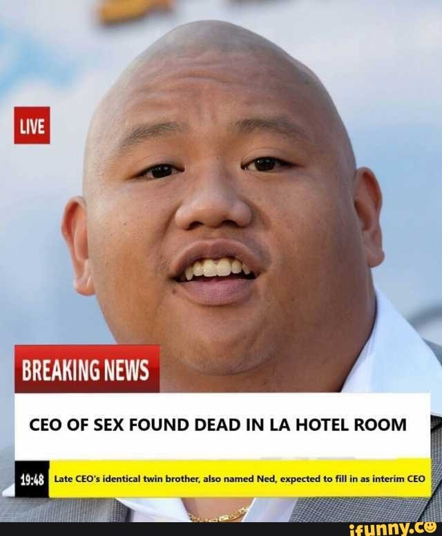 Breaking News Ceo Of Sex Found Dead In La Hotel Room Late Ceo S