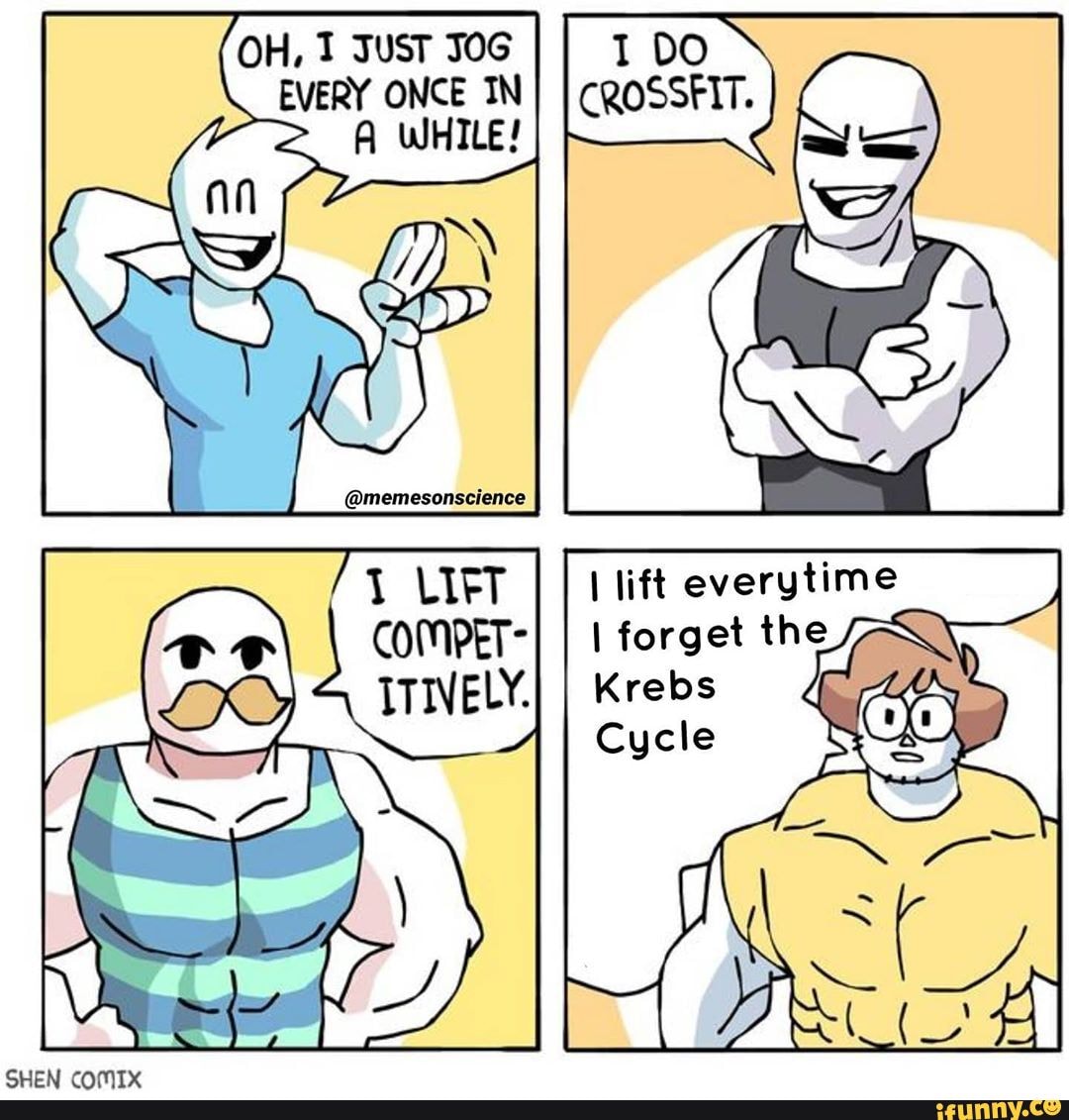 OH, 1 JUST JOG DO EVERY ONCE INI I CROSSFIT.
WHILE!