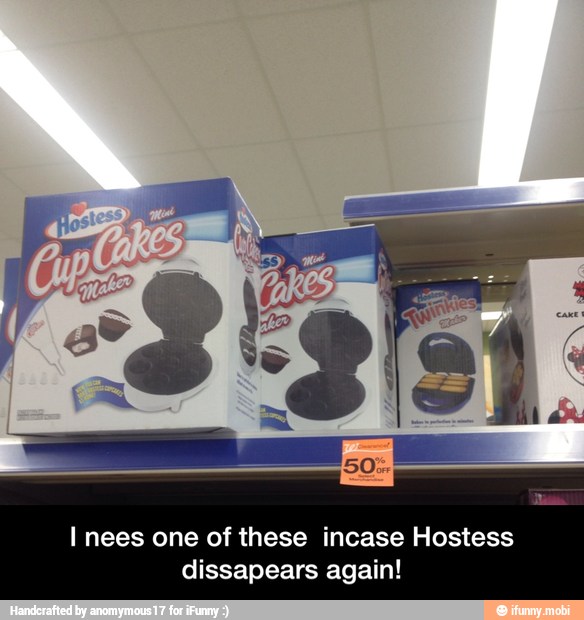 I nees one of these incase Hostess
dissapears again! - I nees one of these incase Hostess dissapears again!