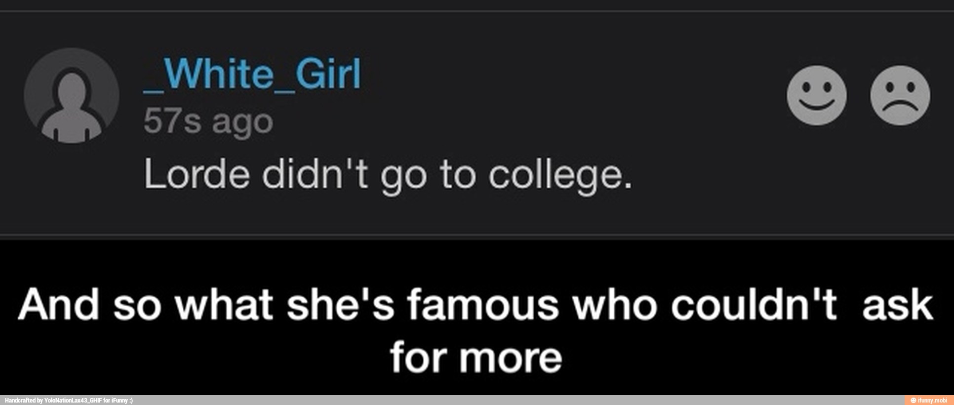 And so what she's famous who couldn't ask
for more - And so what she's famous who couldn't ask for more