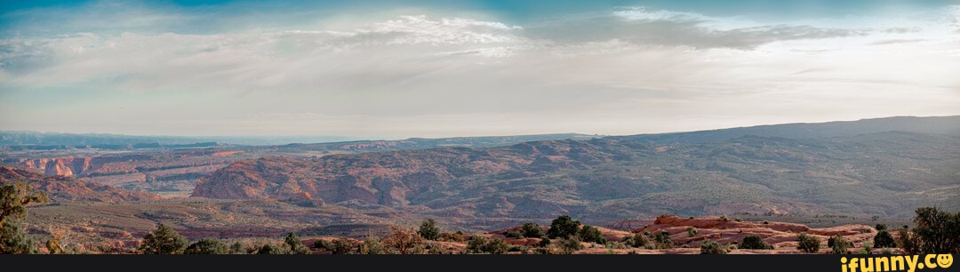 red, dawn, arches, national, park, utah, 16264x4309
