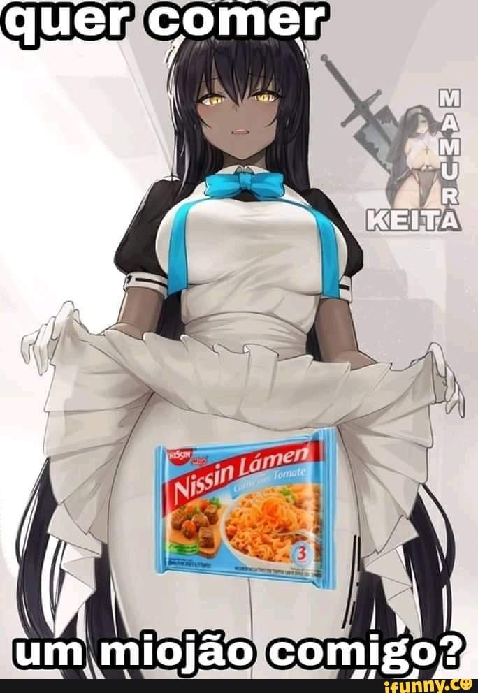 Guer comer
um miojão comigo?