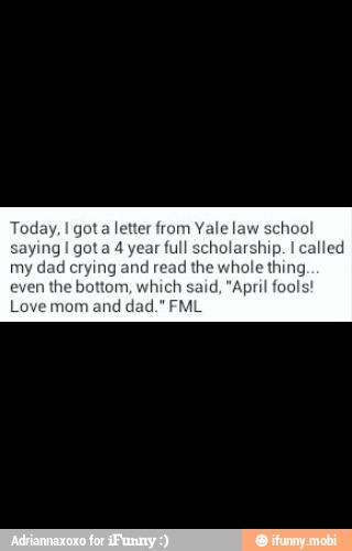 I a saying ear full scholarship. called