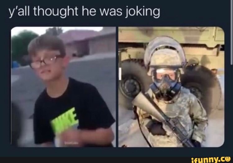 y'all thought he was joking