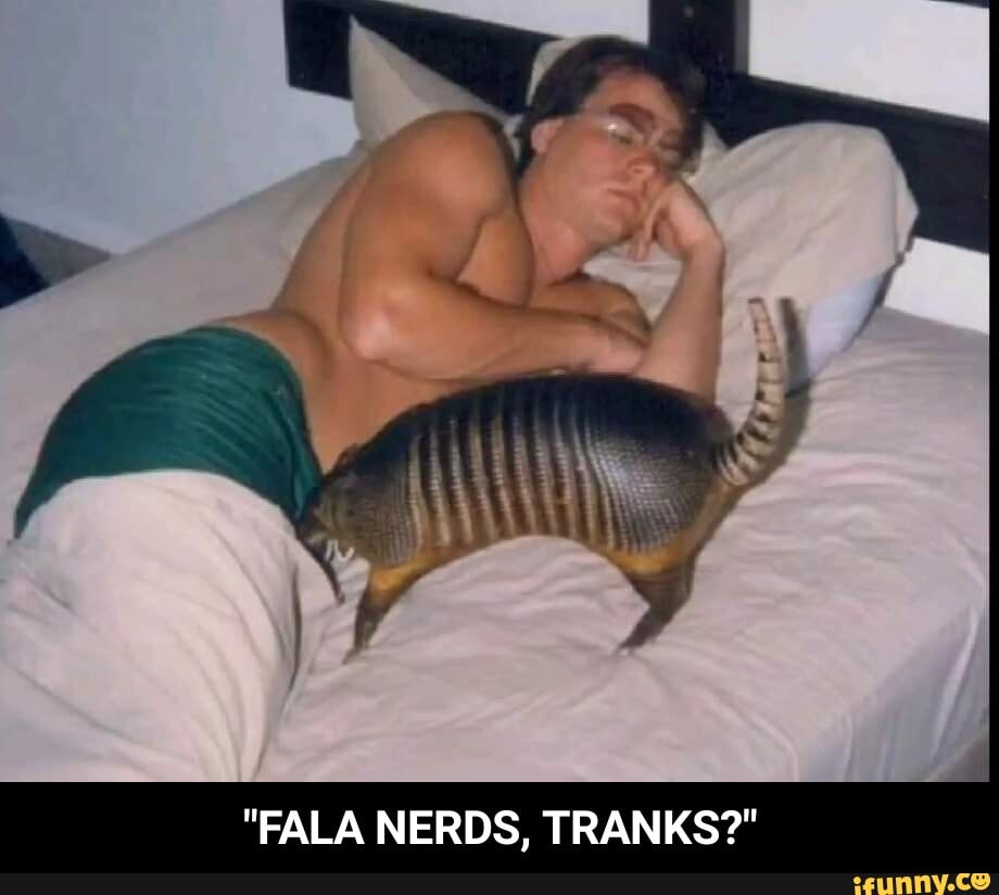 "FALA NERDS, TRANKS?" - "FALA NERDS, TRANKS?"
