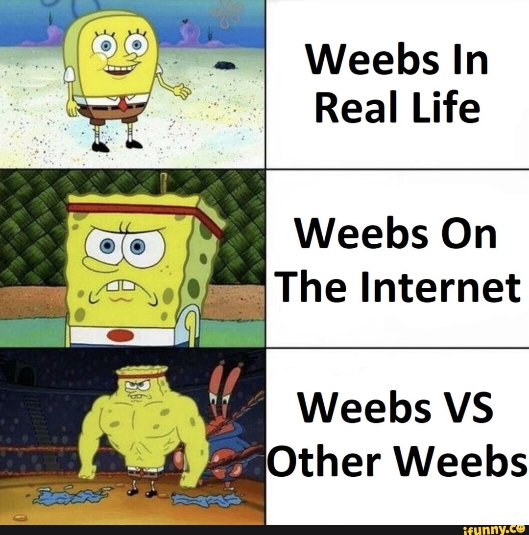 Weebs In Real Life Weebs On The Internet Weebs VS :. fã, Other Weebs.